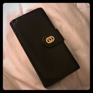 Bvlgari Black Leather Wallet